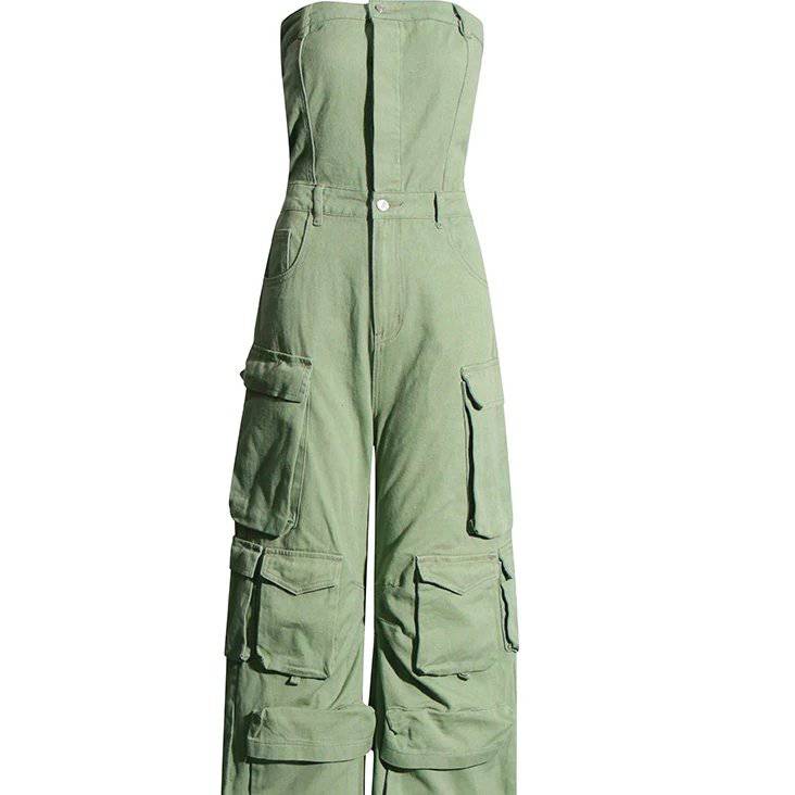 Produktbild von Elegantes Bandage-Maxikleid mit Diamanten – Bodenlang & Quadratkragen in S, erhältlich bei Hot Fashionista