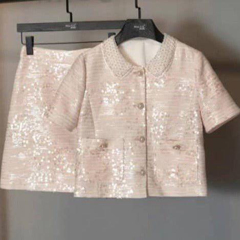 Elegantes Bandage-Maxikleid mit Diamanten – Bodenlang & Quadratkragen